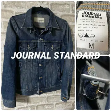 저널 스탠다드 남성용 M 데님 자켓 G 인디고 블루