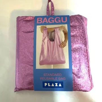 PLAZA 한정판 BAGGU 스탠다드 핑크 글리터