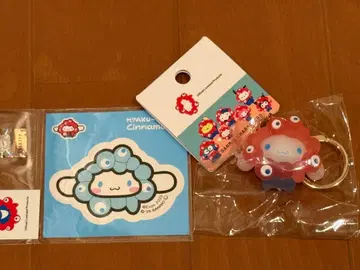 산리오 미야쿠미야쿠 변신 마스코트 클리어 스티커 세트 시나모