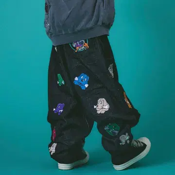 GALFY CRUTCH BRAND 데님 팬츠 소형견