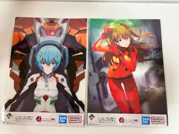 제일복권 에반게리온 J상 비주얼 시트 아야나미 레이와 아스카