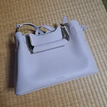 라이트 그레이 숄더백