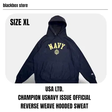 USA 한정판 챔피온 USNAVY 리버스 위브 풀오버 후드티