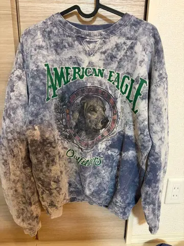 아메리칸 이글 타이 다이풍 맨투맨 S