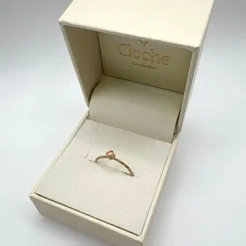 Cloche 반지 핑크 골드