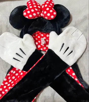 디즈니 리조트 미니 마우스 머플러 캡