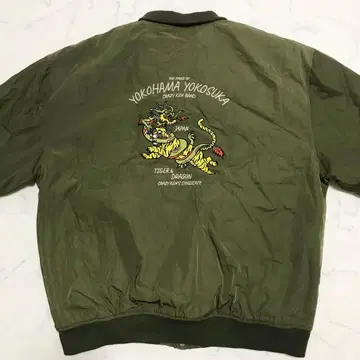 [ 새상품급 ] [ XL 사이즈 ] 클레이지 켄 밴드 스카잔 바시티 자켓