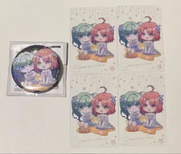 FGO 플라네타륨 미니 캐릭터 클리어 카드 캔뱃지 아즈미 이소라