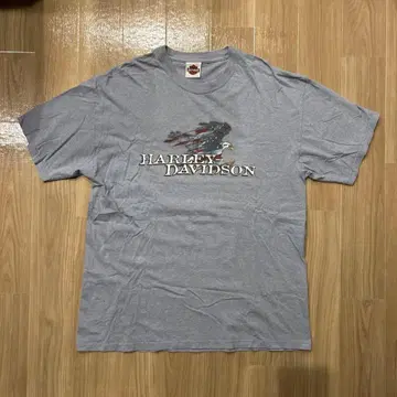 구제 의류 used Harley-Davidson T셔츠 라이트 블루