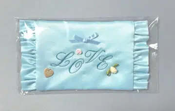 MICHU COQUETTE 미추코케트 love 파우치 블루 택 포함