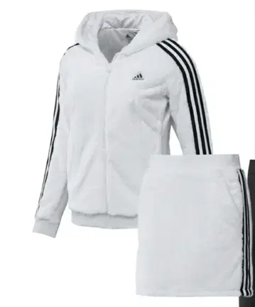 아디다스 쓰리 스트라이프 보아 플리스 셋업 골프