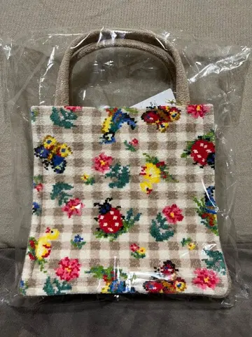 페이러 FEILER 하이디체크 미니 토트백 베이지