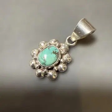 터콰이즈 실버 펜던트 탑