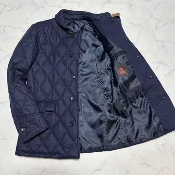미사용급 새상품급 다케오 키쿠치 숄카라 퀼팅 자켓 네이비 3