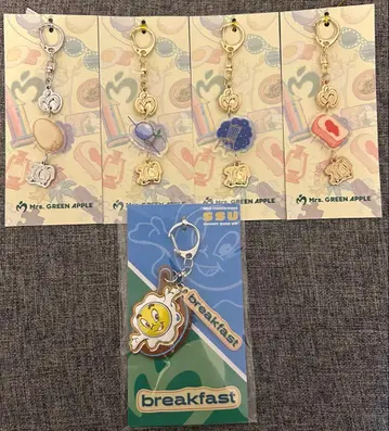 미세스 그린애플 키링 세트 5개