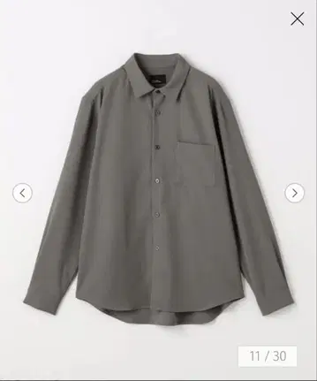 JUST fit 소프트 드레이프 긴팔 셔츠