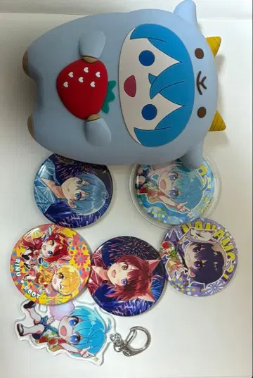 세트 판매 스토푸리 아크링 키링 캔뱃지 파우치 코론 루토 나나모리 리이누