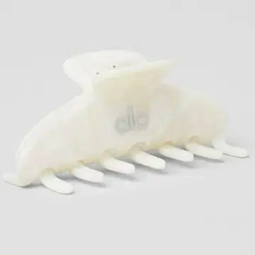 Alo 헤어 클립 90's Claw Clip 화이트 펄