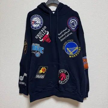 NBA 팀 로고 후드티 후디 네이비
