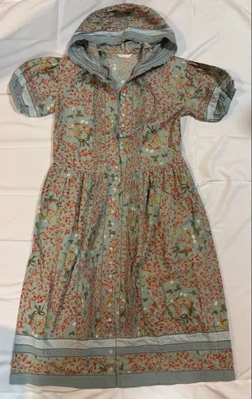 핑크하우스 이치고 패턴 원피스 프리 사이즈