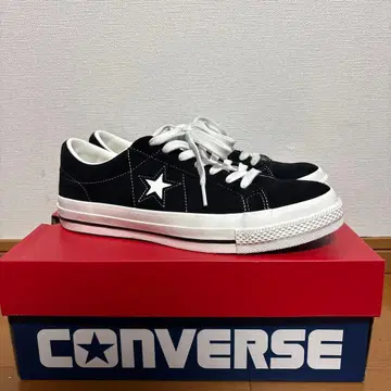 CONVERSE ONE STAR SUEDE 블랙 27cm