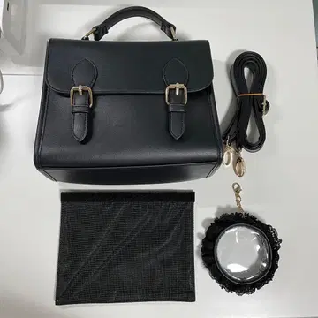 WEGO 새첼 이타 숄더 이타백 블랙