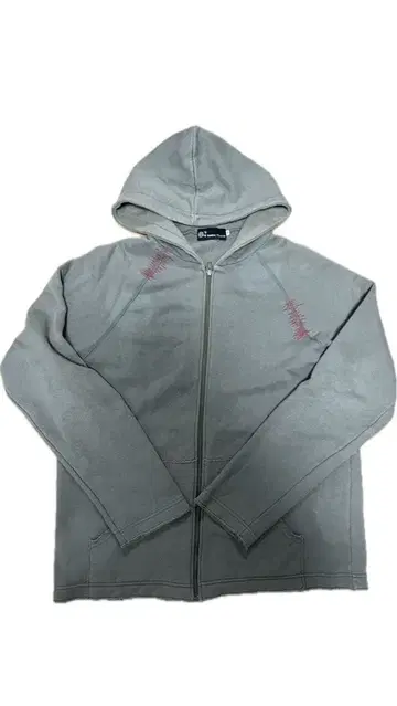 LUVU TRAM 그레이 풀 지퍼 후디 M 사이즈