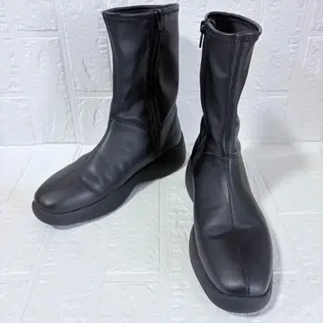 유니클로 C 스트레치 숏부츠 스퀘어토 지퍼 UNIQLO:C