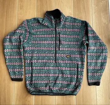 90s REI 플리스 맨투맨 하프 지퍼 올 패턴