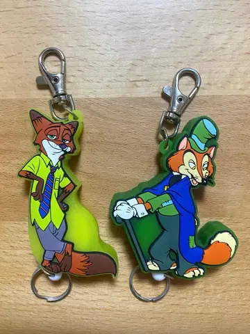 [ 세트 판매 ] 파울 펠로우 닉 와일드 러버 낚시릴 키링