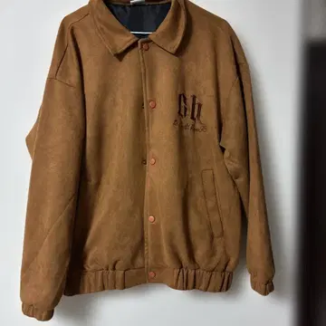 HOOK 브라운 스웨이드풍 자켓