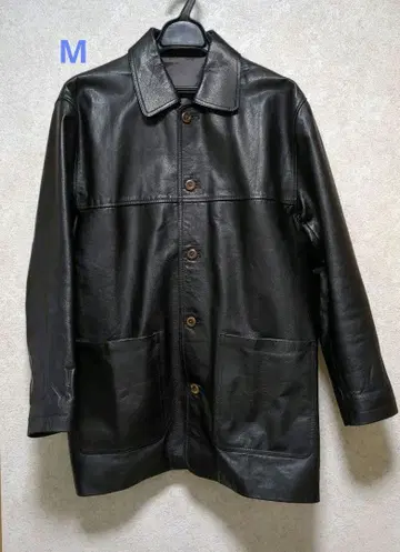 라무 남성용 가죽 자켓 M 새상품