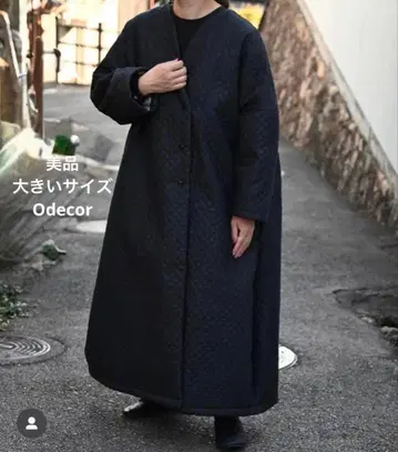 새상품급 빅 사이즈 Odecor 퀼팅 코트