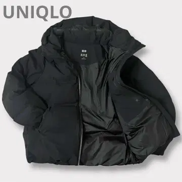 유니클로 심리스 다운 자켓 블랙 여성용 M