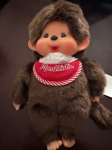 미사용 새상품 몽치치 봉제 인형 프리미엄 스탠다드 M 브라운 남아