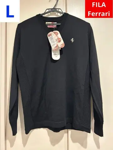 레어 단종 미사용 FILA 페라리 Ferrari V넥 스웨터 L