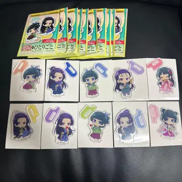 다이소 약사의 혼잣말 아크릴 스탠드 컴플리트 컴프 고양이 마오마오 임시