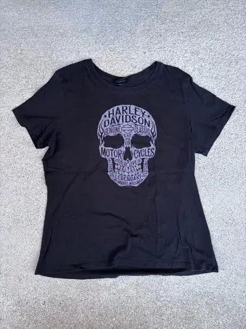 Harley-Davidson skull t-shirt y2k
