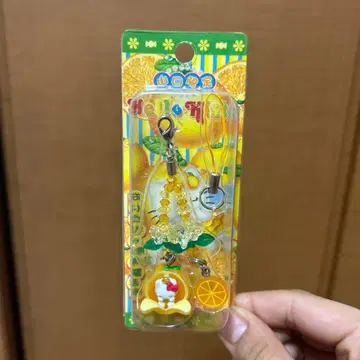 Hello Kitty 스트랩 세트 오렌지