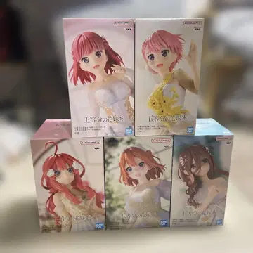 5등분의 신부 애니메이션 원화전 ver. 피규어 5종 세트