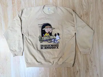 PEANUTS x SPORTSWEAR 찰리 브라운 래글런 맨투맨