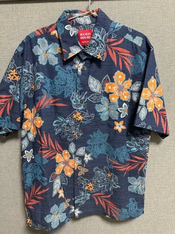 MANGO HOUSE 알로하 셔츠 카리유시 의류 L 사이즈