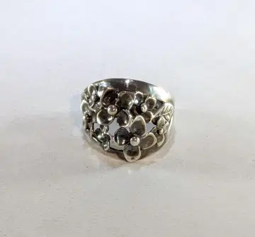 실버925 플라워 반지