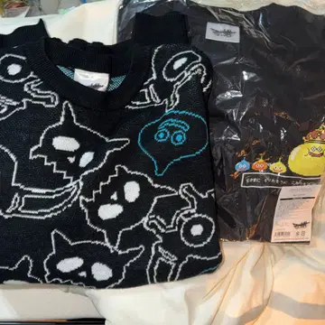 캐릭터 패턴 니트 스웨터