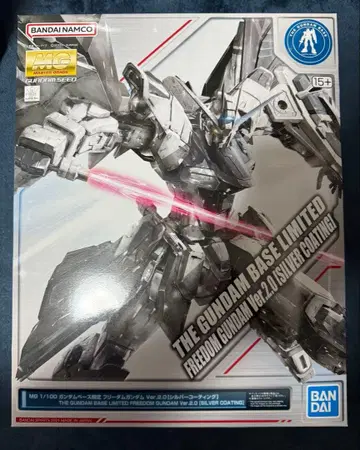 MG 1/100 프리덤 건담 Ver.2.0 실버 코팅
