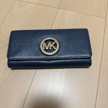 MICHEAL KORS 마이클코어스 라운드 지퍼 장지갑 네이비