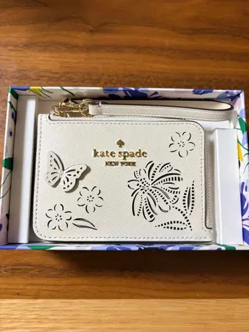 케이트 스페이드 꽃과 나비 카드 홀더