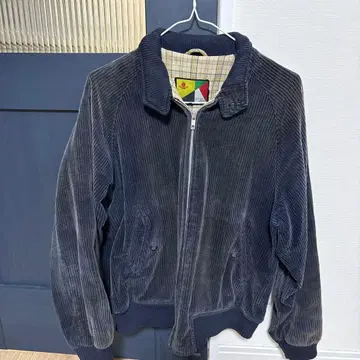 코듀로이 자켓 다크 블루