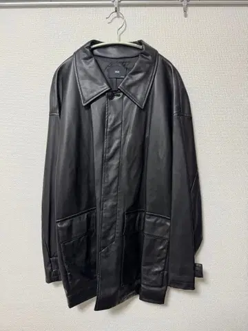 인조 가죽 커버올 자켓(HARE)