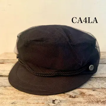CA4LA 블랙 헌팅 캡